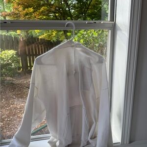 White Lonely Ghost Ghostly Florals Hoodie